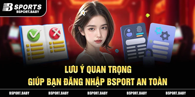 Lưu ý quan trọng giúp bạn đăng nhập Bsport an toàn